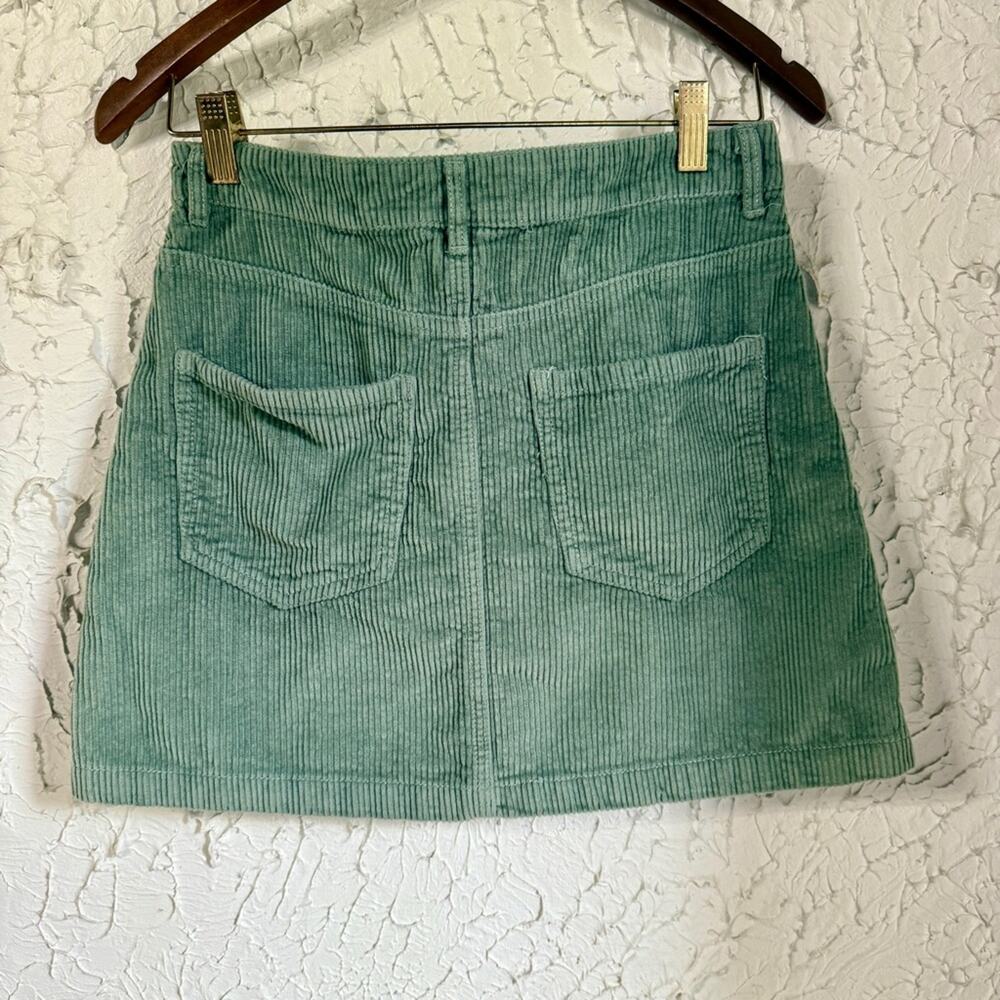Forever 21 Seafoam Green Corduroy Skirt - Picture 6 of 7